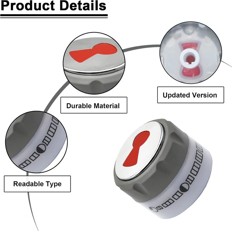 DEEKOOL Upgraded 91538 Lighted Control Knobs Compatible with Weber Summit 400/600 Grills Manufactured 2012 Years and Later, Fit for E-470/670 S-460/470/660/670 etc., 2 Pack - Image 3